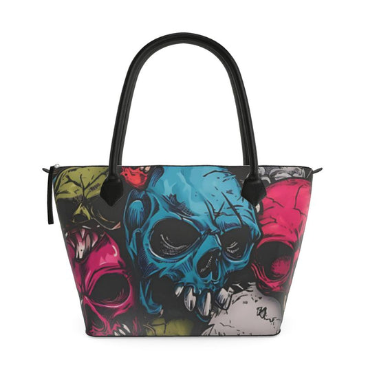 Veil Roses Zip Tote Bag